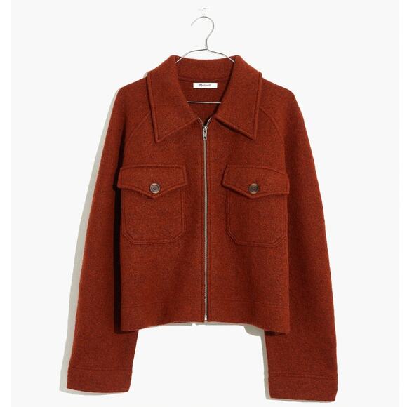 Madewell Sweaters - Madewell Johnsville Sweater Jacket Heather Brick - S